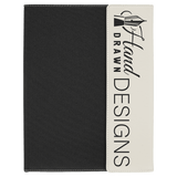 White Laserable Leatherette / Black