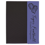 Purple Laserable Leatherette / Black