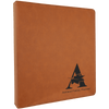 10 1/2" x 11 1/2" Laserable Leatherette 3 Ring Binder with 1" Slant D Rings