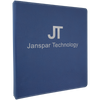 10 1/2" x 11 1/2" Laserable Leatherette 3 Ring Binder with 1" Slant D Rings