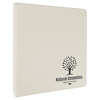 10 1/2" x 11 1/2" Laserable Leatherette 3 Ring Binder with 1" Slant D Rings