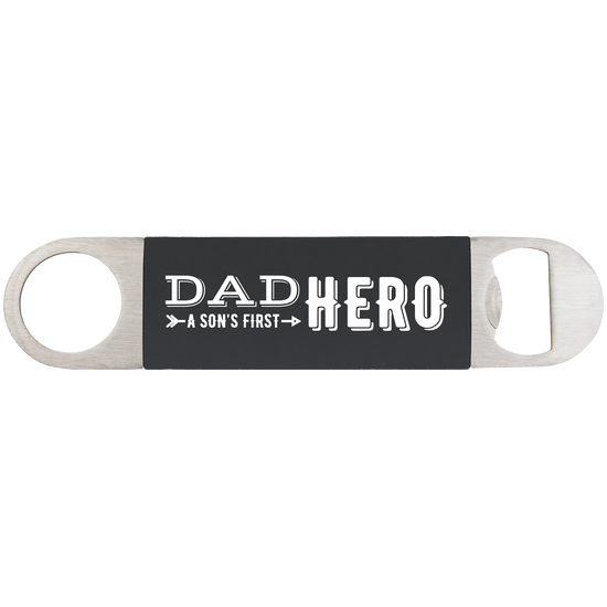 1 1/2" x 7" Bottle Opener with Silicone Grip