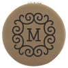 2 1/2" Laserable Leatherette Compact Mirror