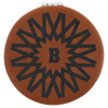 2 1/2" Laserable Leatherette Compact Mirror