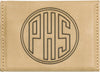Leatherette Hard Business Card Holder — 3.75 × 2.75 Inches