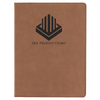 9 1/2" x 12" Laserable Leatherette Portfolio with Notepad