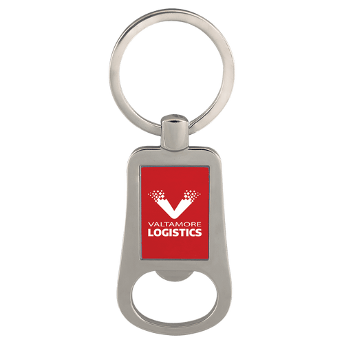 2 1/8" Laserable Bottle Opener Keychain