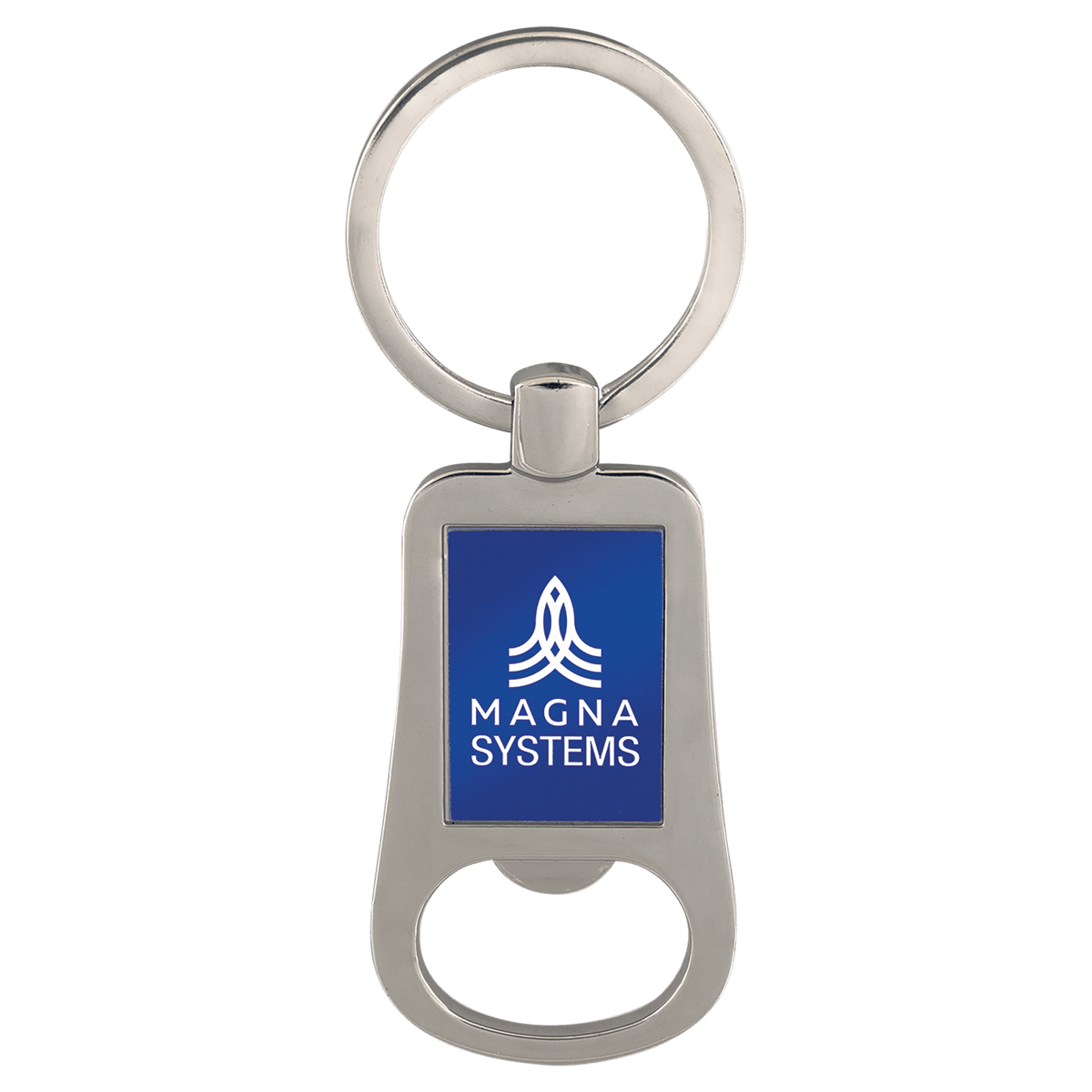 2 1/8" Laserable Bottle Opener Keychain