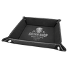 6" x 6" Laserable Leatherette Snap Up Tray