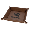 6" x 6" Laserable Leatherette Snap Up Tray
