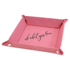 6" x 6" Laserable Leatherette Snap Up Tray