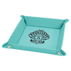 6" x 6" Laserable Leatherette Snap Up Tray