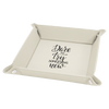 6" x 6" Laserable Leatherette Snap Up Tray