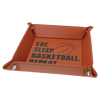 6" x 6" Laserable Leatherette Snap Up Tray