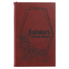 5 1/4" x 8 1/4" Laserable Leatherette Sketch Book with Unlined Notepad