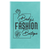 5 1/4" x 8 1/4" Laserable Leatherette Sketch Book with Unlined Notepad