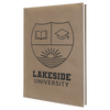 7" x 9 3/4" Laserable Leatherette Journal with Lined Notepad