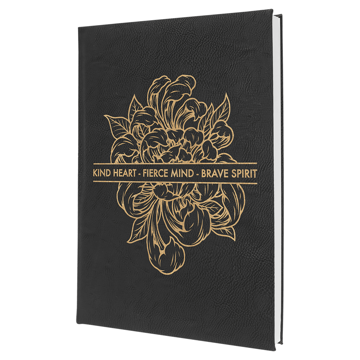 7" x 9 3/4" Laserable Leatherette Journal with Lined Notepad