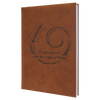 7" x 9 3/4" Laserable Leatherette Journal with Lined Notepad