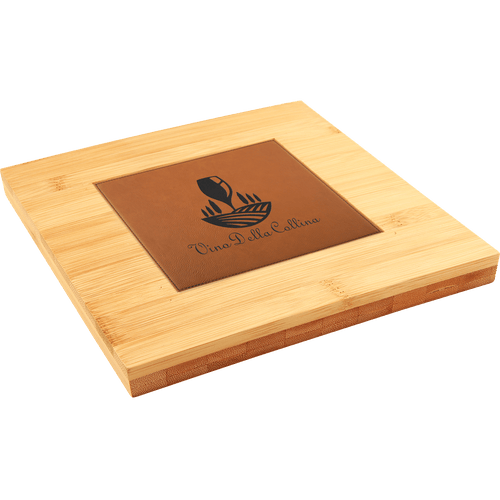 Bamboo Trivet with Recessed Tile Area