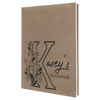 7" x 9 3/4" Leatherette Sketch Book with Unlined Notepad