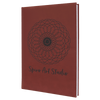 7" x 9 3/4" Leatherette Sketch Book with Unlined Notepad