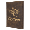 7" x 9 3/4" Leatherette Sketch Book with Unlined Notepad