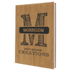 7" x 9 3/4" Leatherette Sketch Book with Unlined Notepad