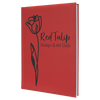 7" x 9 3/4" Leatherette Sketch Book with Unlined Notepad