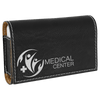 4 3/4" x 3 1/8" Laserable Leatherette Pill Box