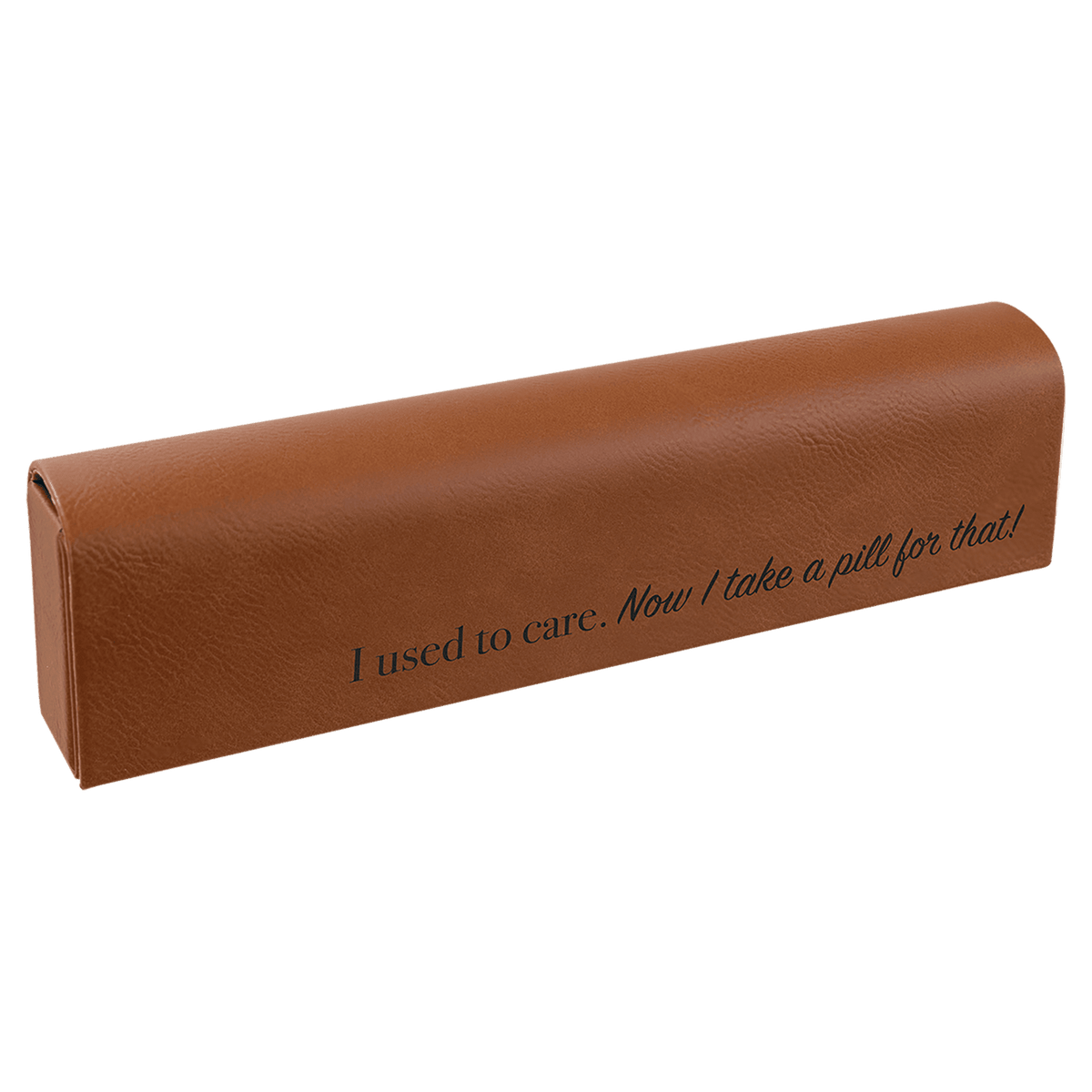 9 3/4" x 2 1/2" Laserable Leatherette Pill Box