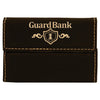Leatherette Hard Business Card Holder — 3.75 × 2.75 Inches