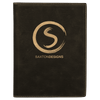 7" x 9" Laserable Leatherette Small Portfolio with Notepad