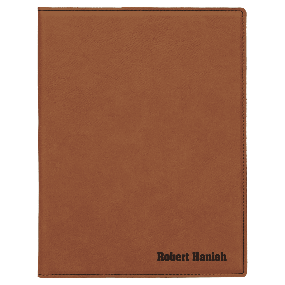 7" x 9" Laserable Leatherette Small Portfolio with Notepad