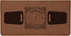 6 3/4" x 3 1/2" Laserable Leatherette Checkbook Cover