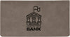 6 3/4" x 3 1/2" Laserable Leatherette Checkbook Cover
