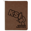 9 1/2" x 12" Leatherette Portfolio with Zipper and Notepad