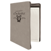 9 1/2" x 12" Leatherette Portfolio with Zipper and Notepad