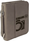 6 3/4" x 9 1/4" Leatherette Book/Bible Cover with Handle & Zipper