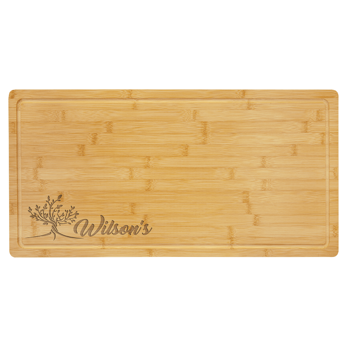 Bamboo Cutting Board with Drip Ring