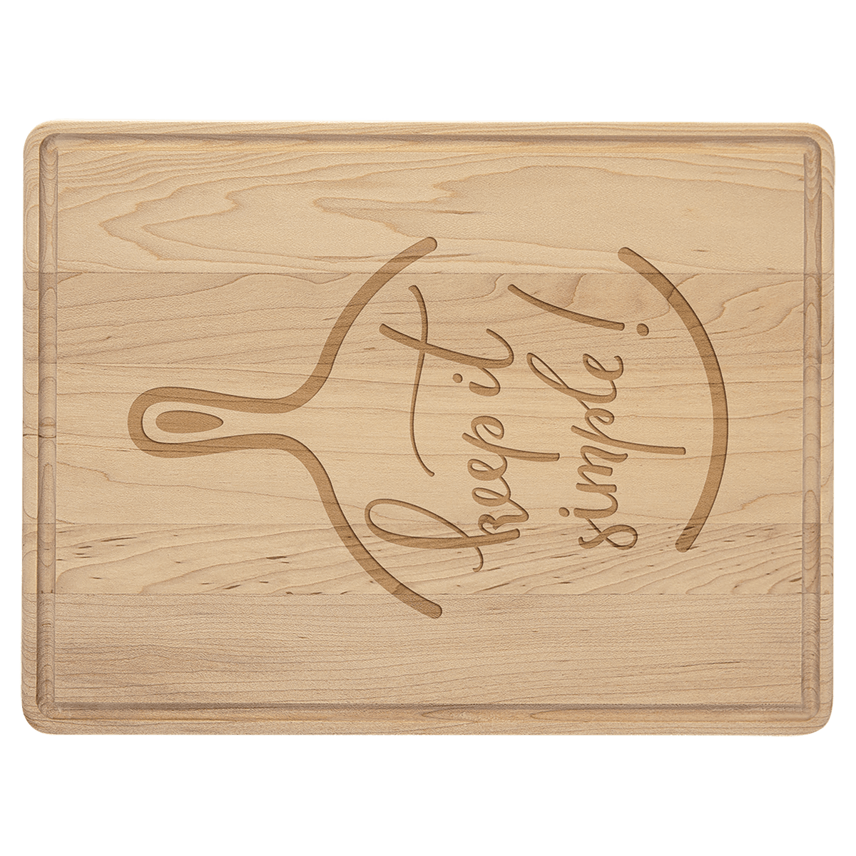 11 1/2" x 8 3/4" Cutting Board with Drip Ring