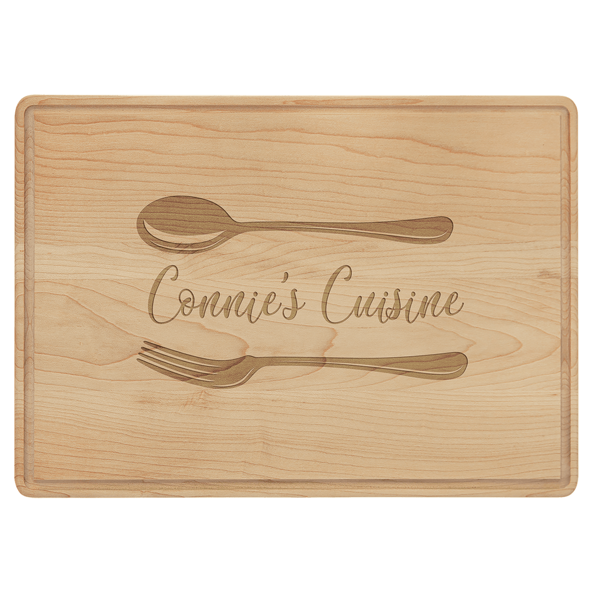 13 3/4" x 9 3/4" Cutting Board with Drip Ring