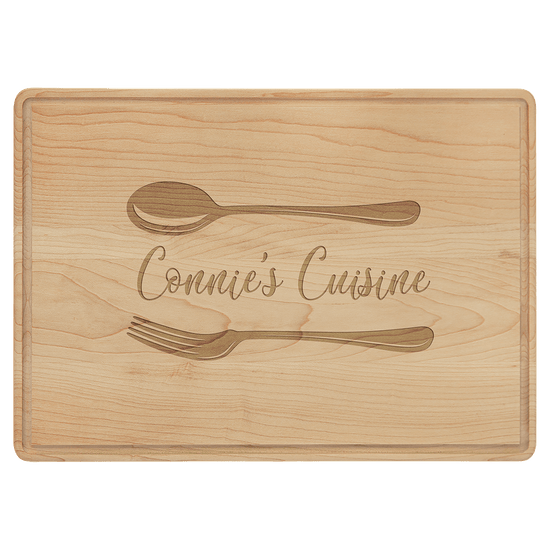 13 3/4" x 9 3/4" Cutting Board with Drip Ring