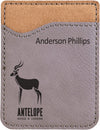 Laserable Leatherette Phone Wallet