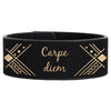 9 1/2" x 1" Laserable Leatherette Cuff Bracelet