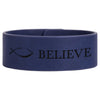 9 1/2" x 1" Laserable Leatherette Cuff Bracelet