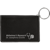 4 1/4" x 3" Laserable Leatherette Keychain ID Holder