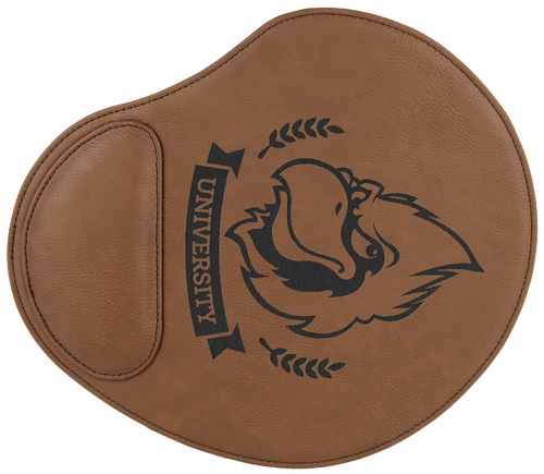 9" x 10 1/4" Laserable Leatherette Mouse Pad
