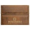 Leatherette Hard Business Card Holder — 3.75 × 2.75 Inches