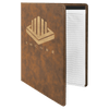 9 1/2" x 12" Laserable Leatherette Portfolio with Notepad